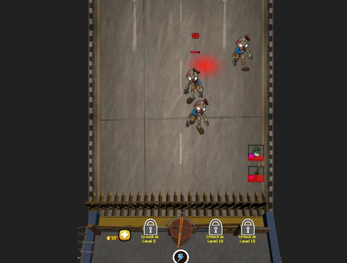 Leikur Lifun zombie vörn á netinu