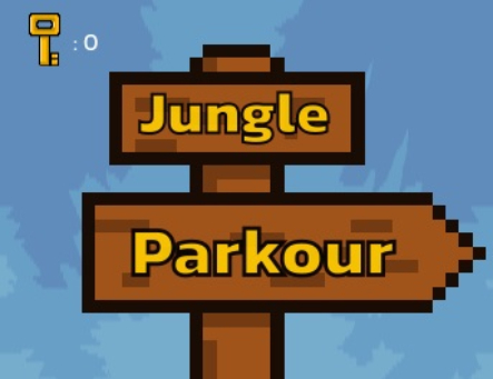 Leikur Jungle Parkour á netinu