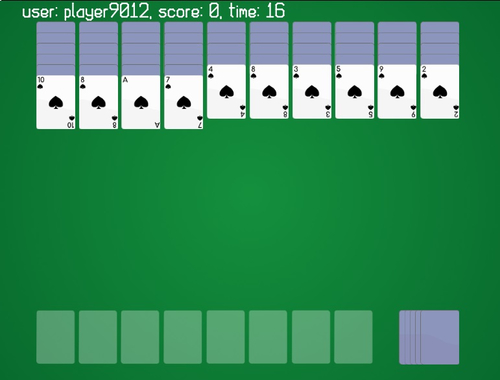 Leikur Kónguló Solitaire Classic Ver á netinu