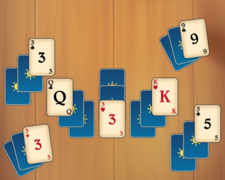 Leikur Solitaire frí  á netinu
