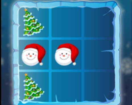 Leikur Jóla Tic Tac Toe  á netinu