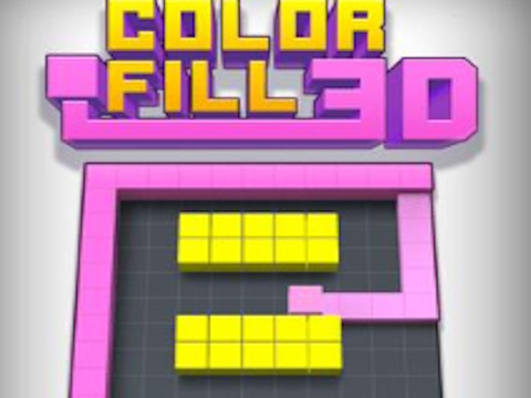 Leikur Litafylling 3D  á netinu