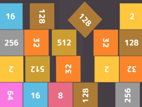 Leikur 2048 teningur  á netinu