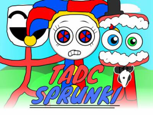 Leikur Sprunki: The Amazing Digital Circus á netinu