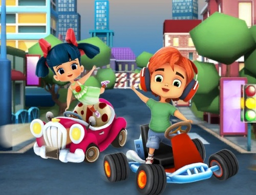 Leikur Kart hooligans á netinu