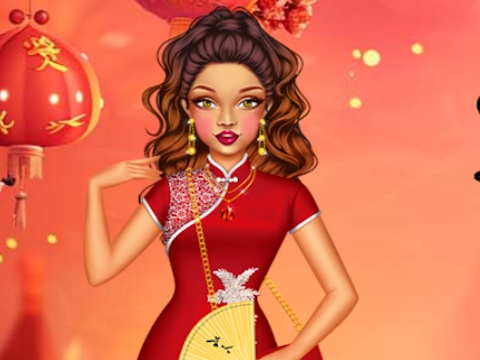 Leikur Lunar Chic: Celeb Style á netinu