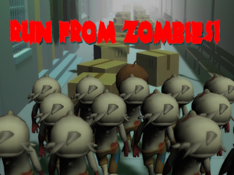 Leikur Hlaupa frá zombie!  á netinu