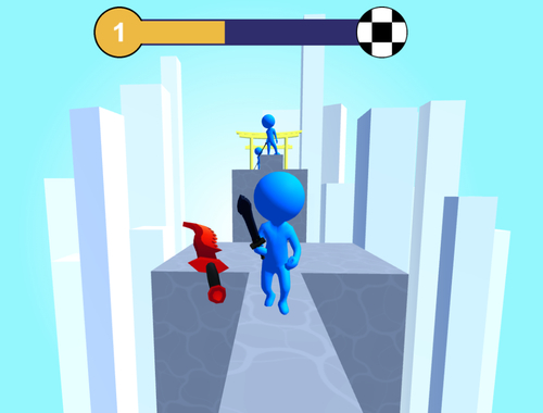Leikur Sword Play! Ninja Slice Runner á netinu