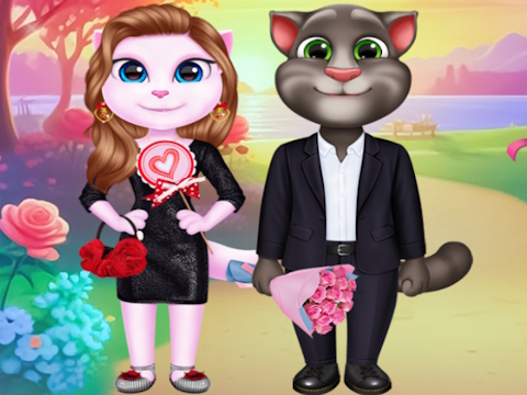 Leikur Kitty par yndislegt Valentine  á netinu
