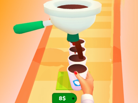 Leikur Kaffihlaup 3d  á netinu