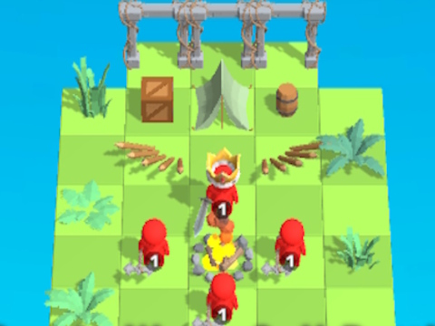 Leikur Castle Wars: Cell Battle á netinu