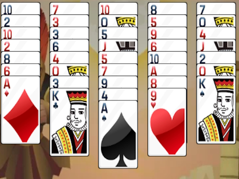 Leikur Achilles Solitaire á netinu