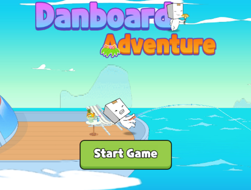 Leikur Danboard Adventure á netinu