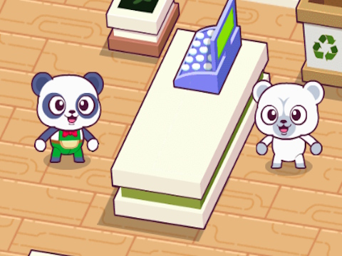 Leikur Panda Shop Simulator á netinu