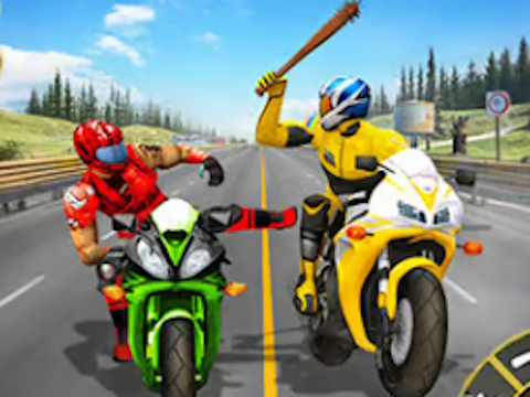Leikur Moto Attack - Bike Racing á netinu