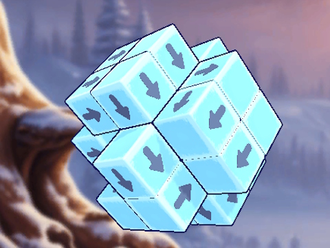 Leikur Nýárs teningur í 3D  á netinu