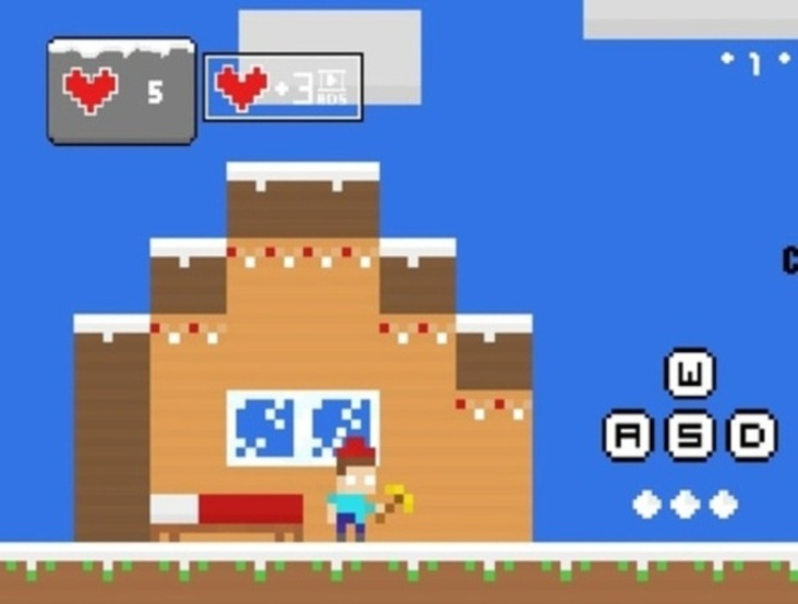 Leikur Minicraft Winterblock á netinu