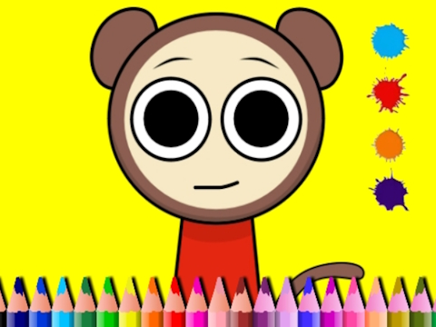 Leikur Sprunki Valentine Coloring Book á netinu