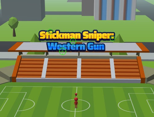Leikur Stickman Sniper Western Gun á netinu