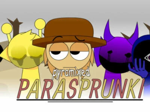 Leikur Parasprunki pyramixed á netinu