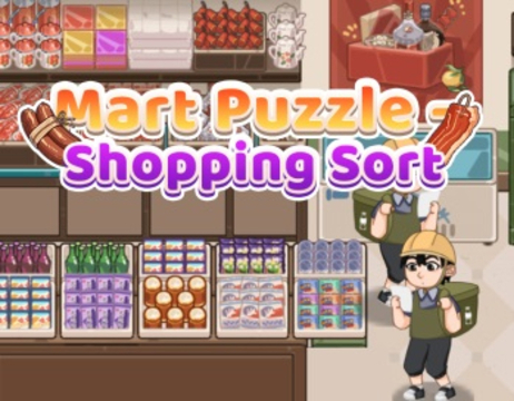 Leikur Mart Puzzing Shopping Sort  á netinu
