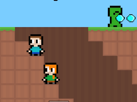 Leikur McBros Pixelcraft á netinu