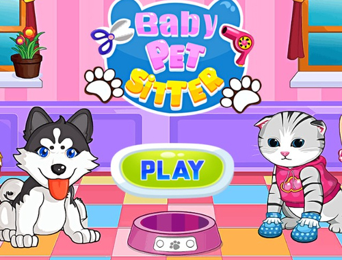 Leikur Baby Pet Sitter á netinu