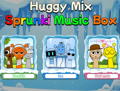 Leikur Hugy Mix Sprtuni tónlistarkassi  á netinu