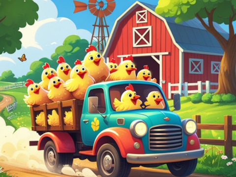 Leikur Clucknrun á netinu