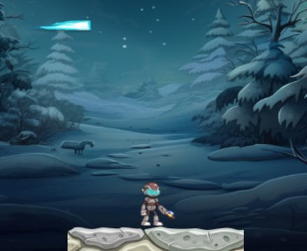 Leikur Frost stökk  á netinu