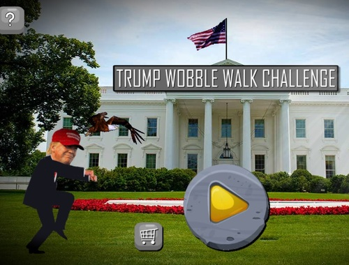 Leikur Trump Wobble Walk Challenge á netinu