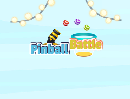 Leikur Pinball bardaga  á netinu