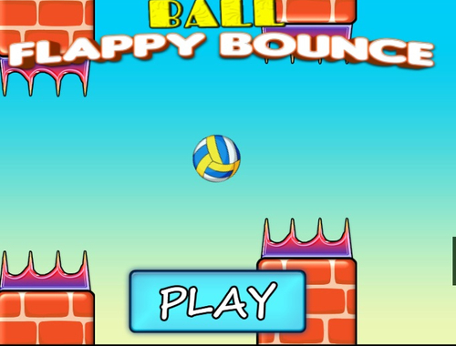 Leikur Ball Flappy Bounce á netinu