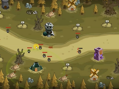 Leikur 2D Fantasy Tower Defense  á netinu