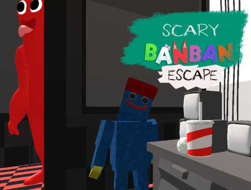 Leikur Ógnvekjandi Banban Escape  á netinu