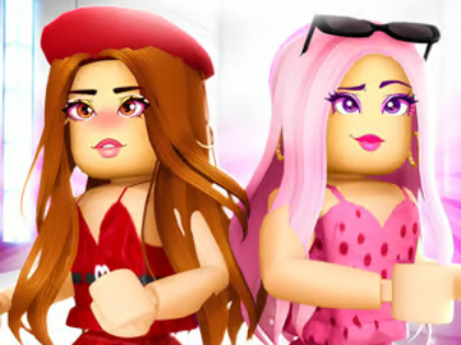 Leikur Jigsaw þraut: Roblox tískubardaga  á netinu