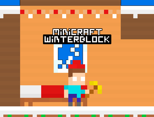 Leikur Minicraft Winterblock á netinu