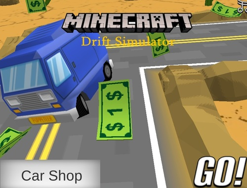 Leikur Minecraft Drift Simulator á netinu