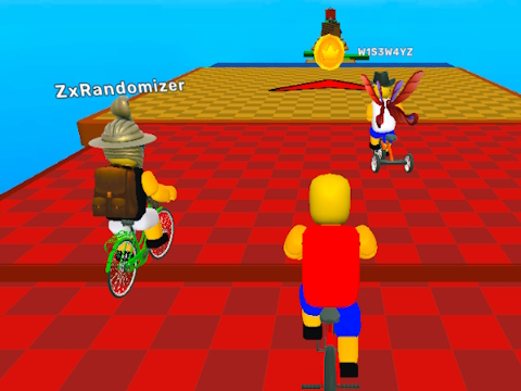 Leikur Obby á hjóli  á netinu