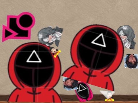 Leikur Squid Game sameining  á netinu