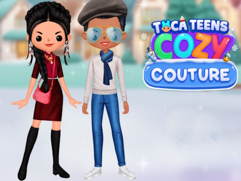 Leikur Toca unglingar notaleg couture  á netinu