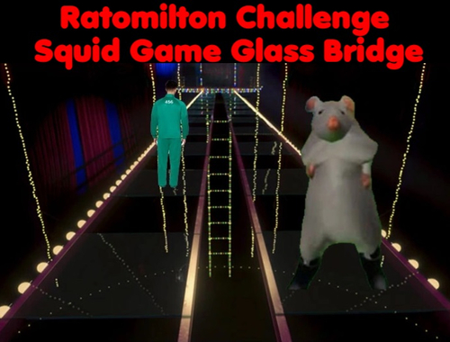 Leikur Rato Milton Challenge Squid Game Glass Bridge á netinu