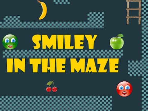 Leikur Smiley í völundarhúsinu  á netinu