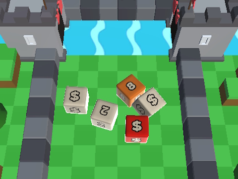 Leikur Cubatoria sameinast 2048  á netinu