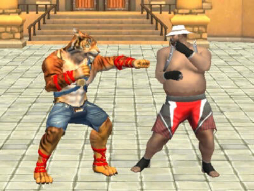 Leikur Bodybuilder Karate Fighting  á netinu