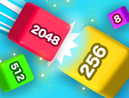 Leikur Qube 2048  á netinu