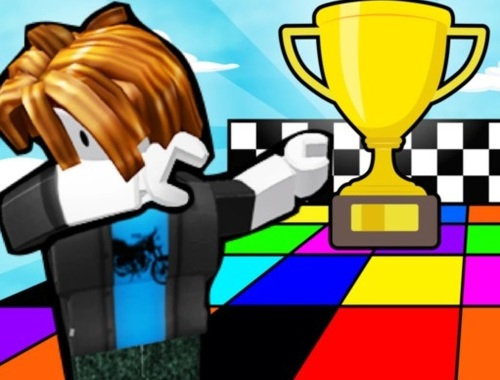 Leikur Litakeppni obby  á netinu