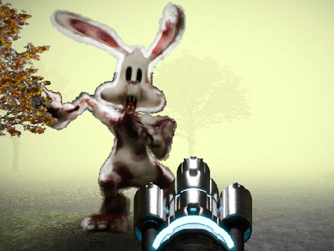Leikur Zombie páska kanína  á netinu