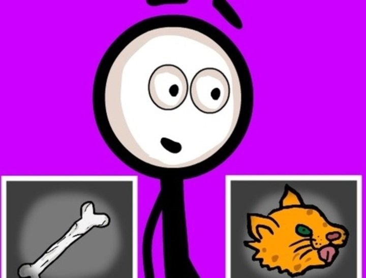Leikur Stickman að velja aðgerðir  á netinu