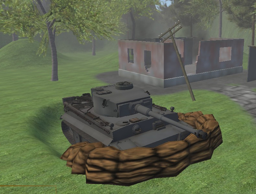 Leikur Síðasti Tiger Tank hermirinn  á netinu